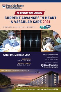 Current Advances in Heart and Vascular Care 2024 Banner
